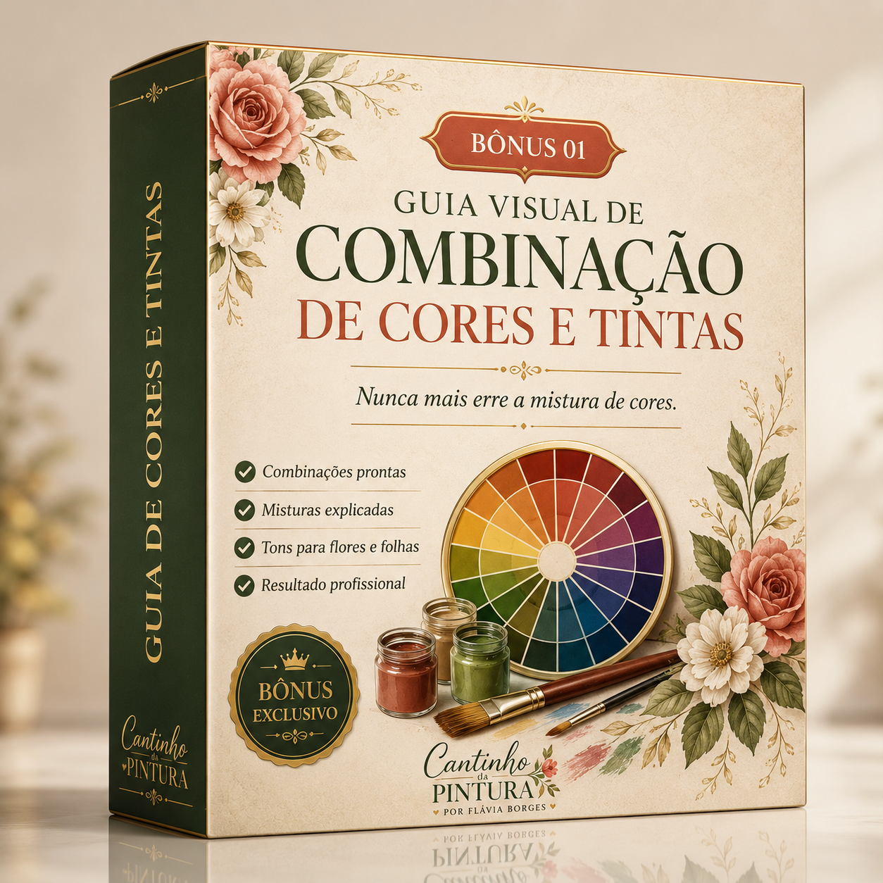 BÔNUS 1. GUIA VISUAL DE COMBINAÇÃO DE CORES E TINTAS